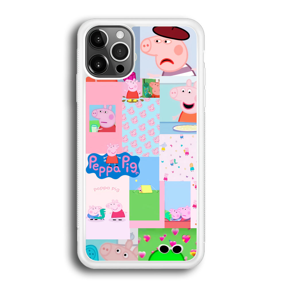 Peppa Pig George Collage iPhone 12 Pro Max Case