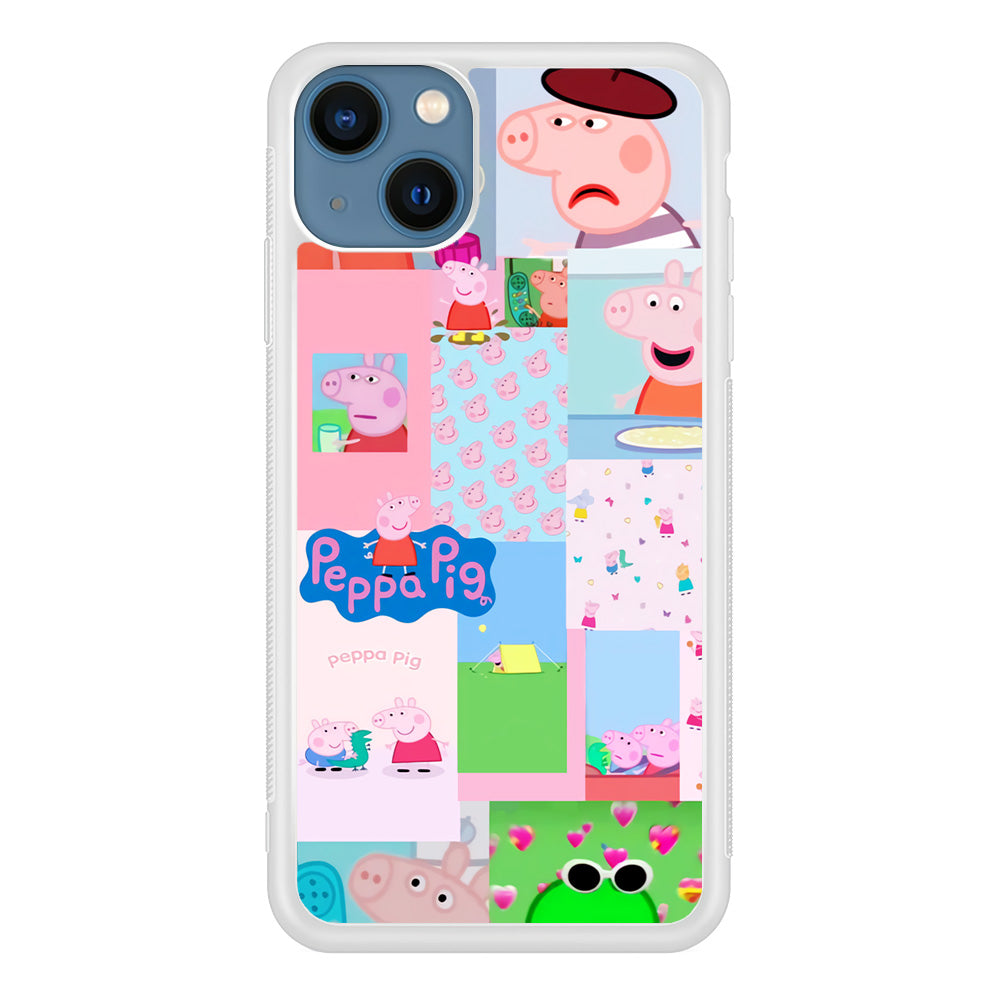 Peppa Pig George Collage iPhone 13 Case