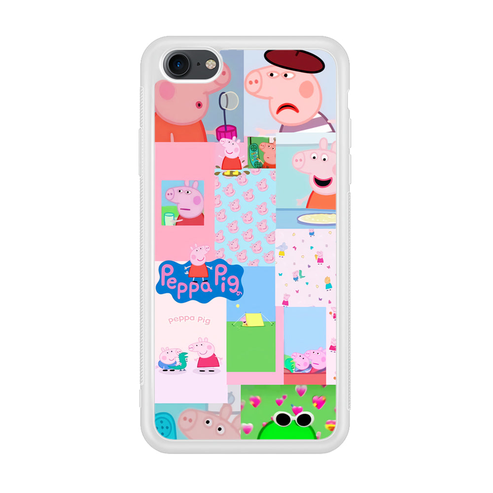 Peppa Pig George Collage iPhone 8 Case