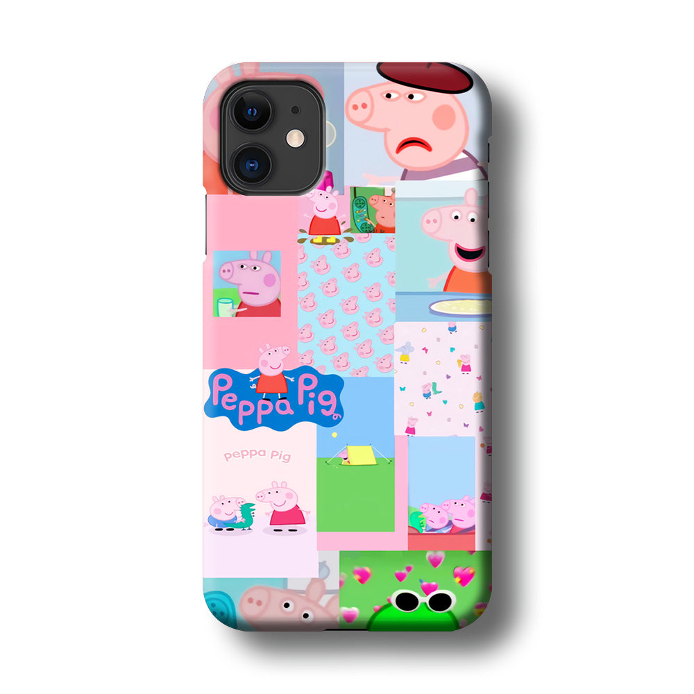 Peppa Pig George Collage iPhone 11 Case