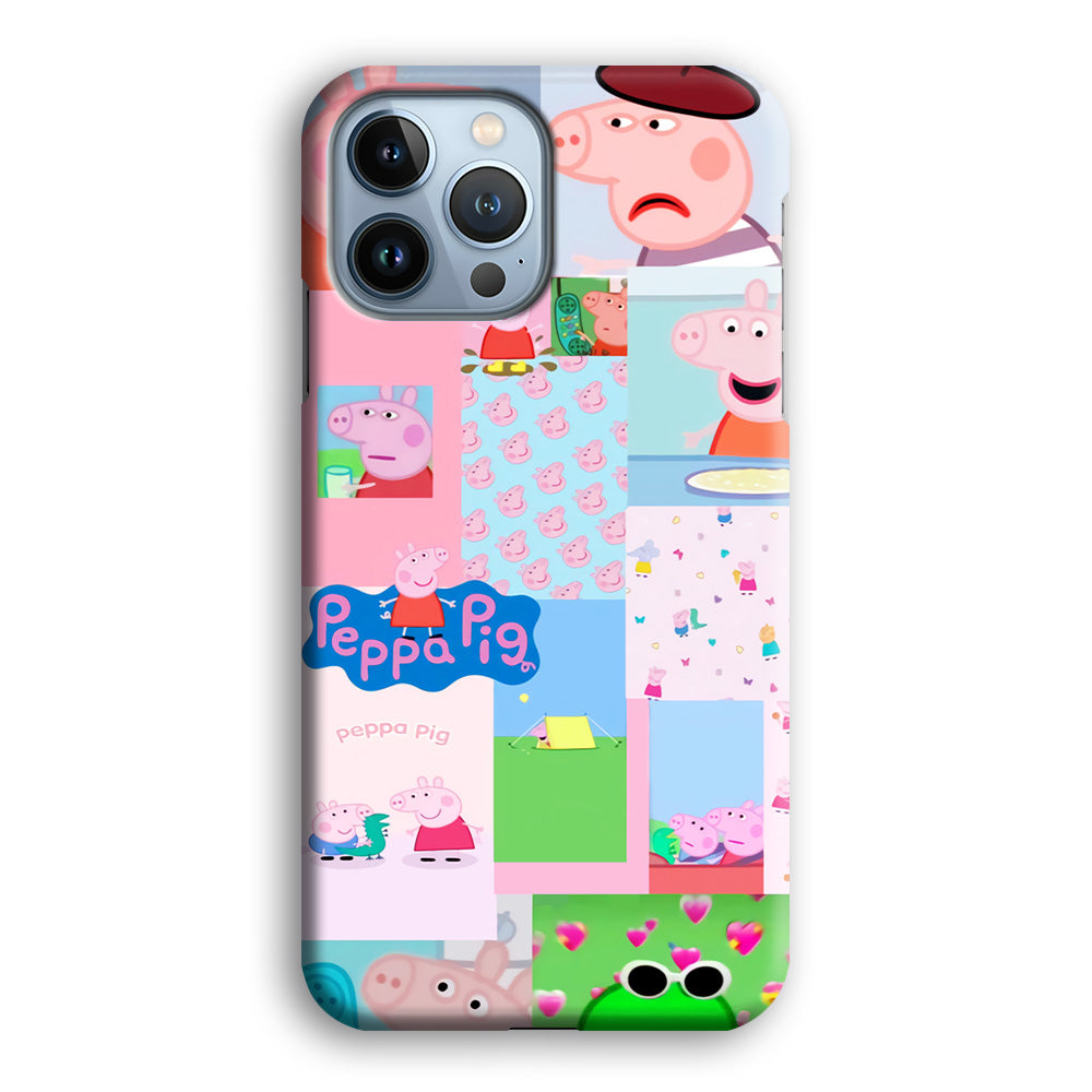 Peppa Pig George Collage iPhone 13 Pro Max Case