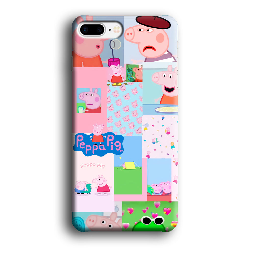 Peppa Pig George Collage iPhone 8 Plus Case