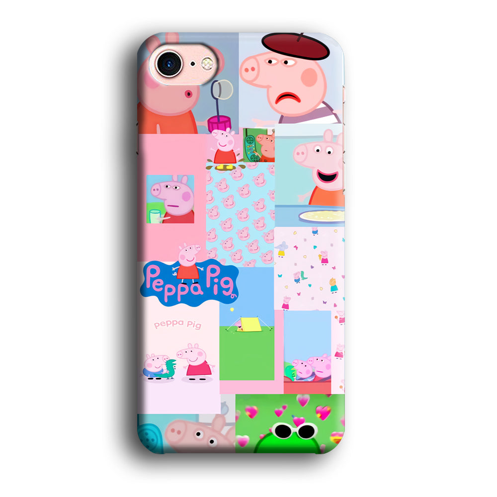 Peppa Pig George Collage iPhone 8 Case