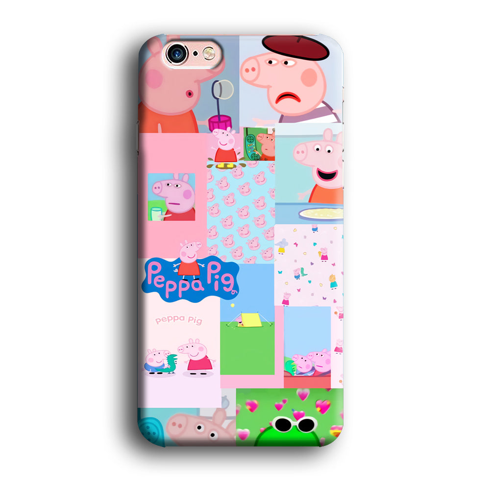Peppa Pig George Collage iPhone 6 Plus | 6s Plus Case
