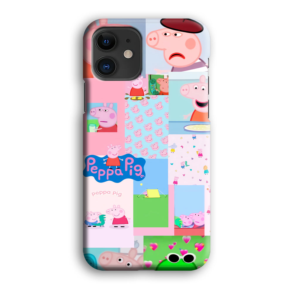 Peppa Pig George Collage iPhone 12 Case