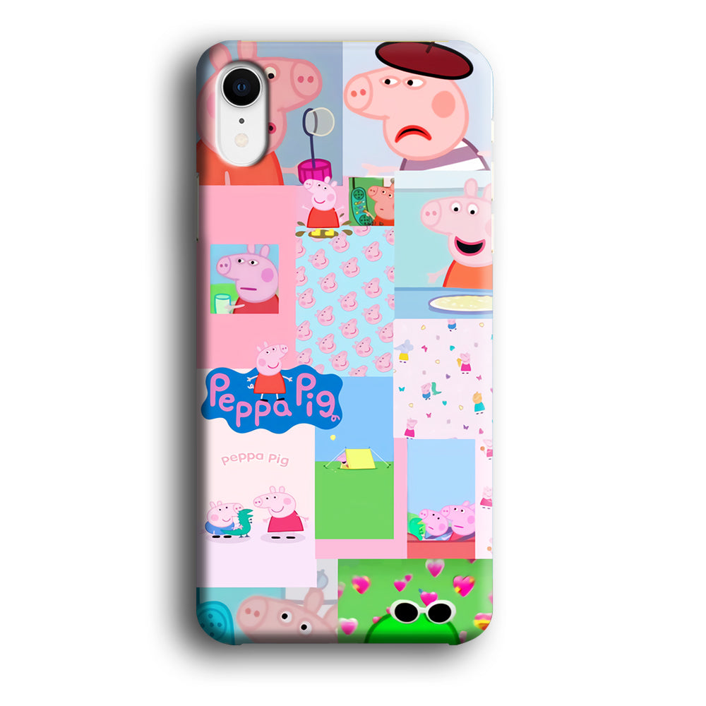 Peppa Pig George Collage iPhone XR Case