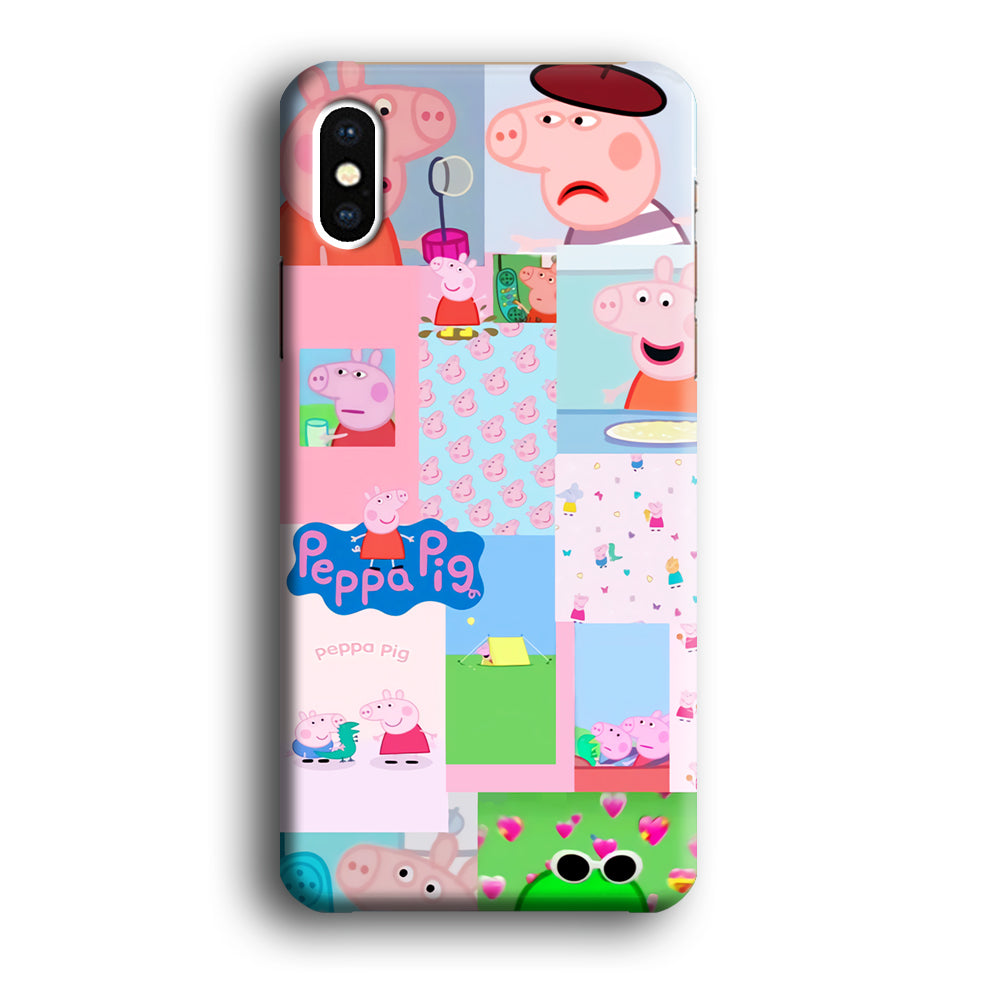 Peppa Pig George Collage iPhone X Case