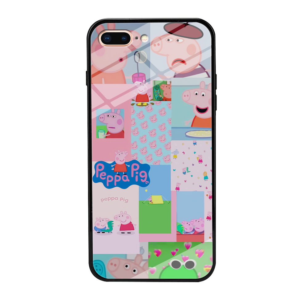 Peppa Pig George Collage iPhone 8 Plus Case