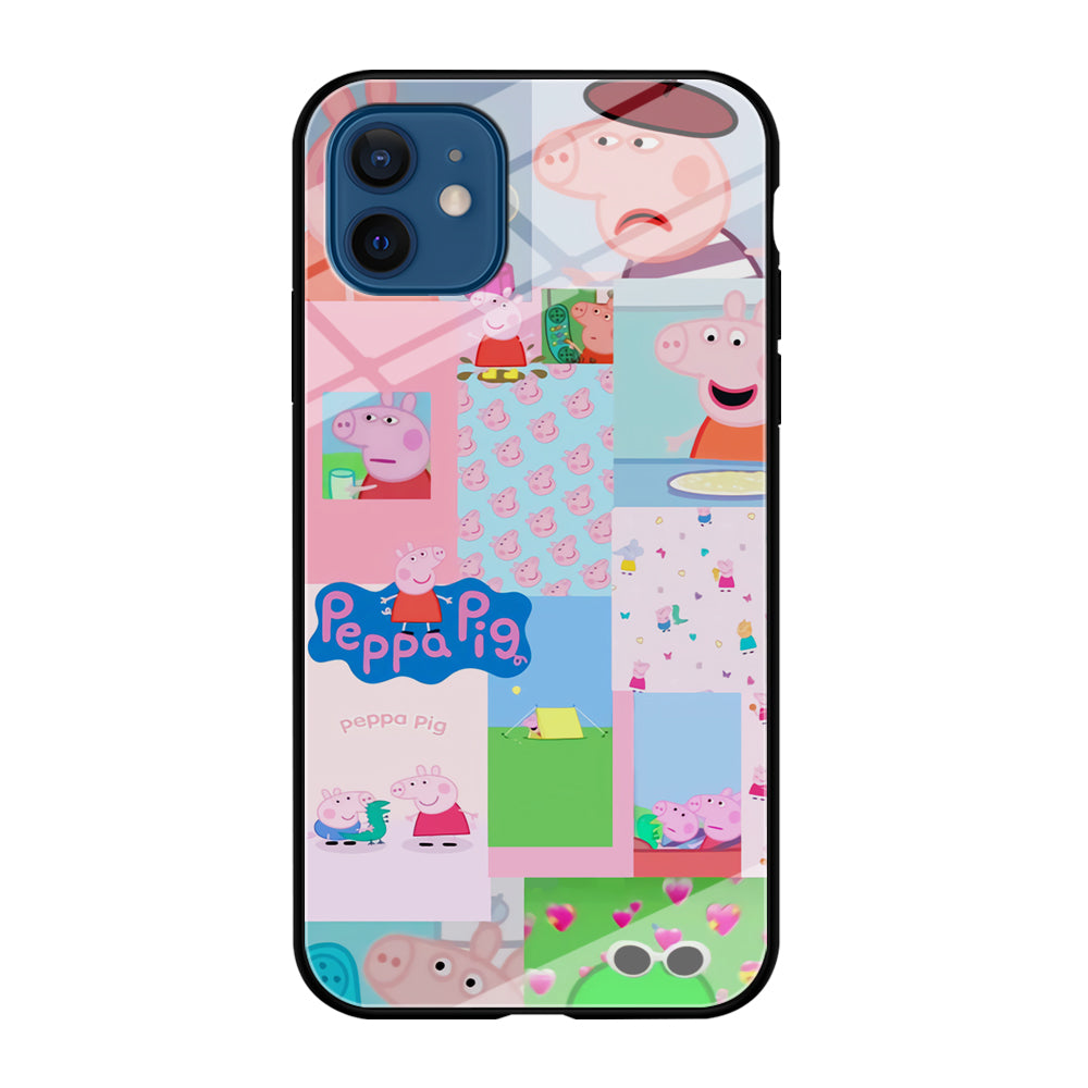 Peppa Pig George Collage iPhone 12 Case