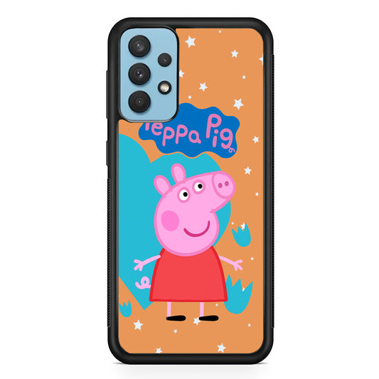 Peppa Pig Girl Convidence Samsung Galaxy A32 Case