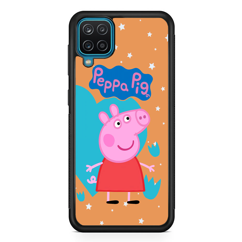 Peppa Pig Girl Convidence Samsung Galaxy A12 Case