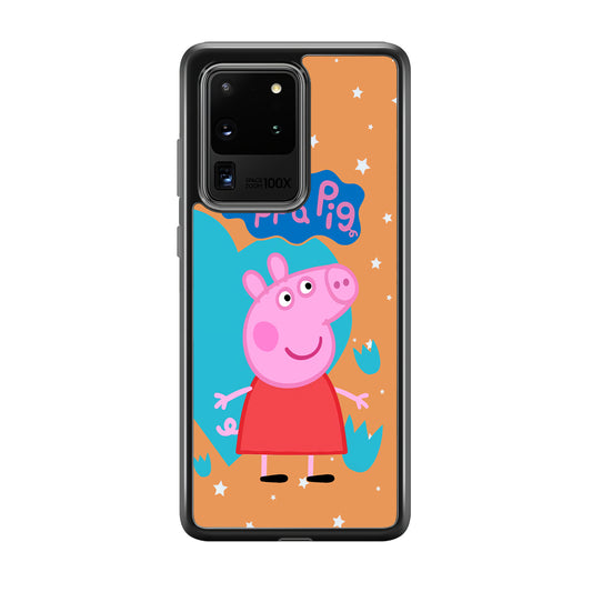 Peppa Pig Girl Convidence Samsung Galaxy S20 Ultra Case