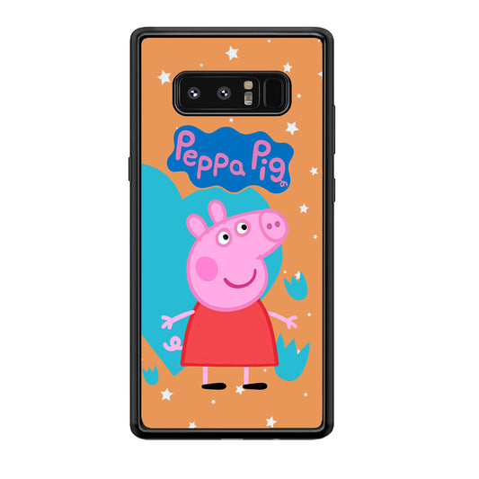 Peppa Pig Girl Convidence Samsung Galaxy Note 8 Case