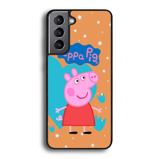 Peppa Pig Girl Convidence Samsung Galaxy S21 Plus Case - Carneyforia