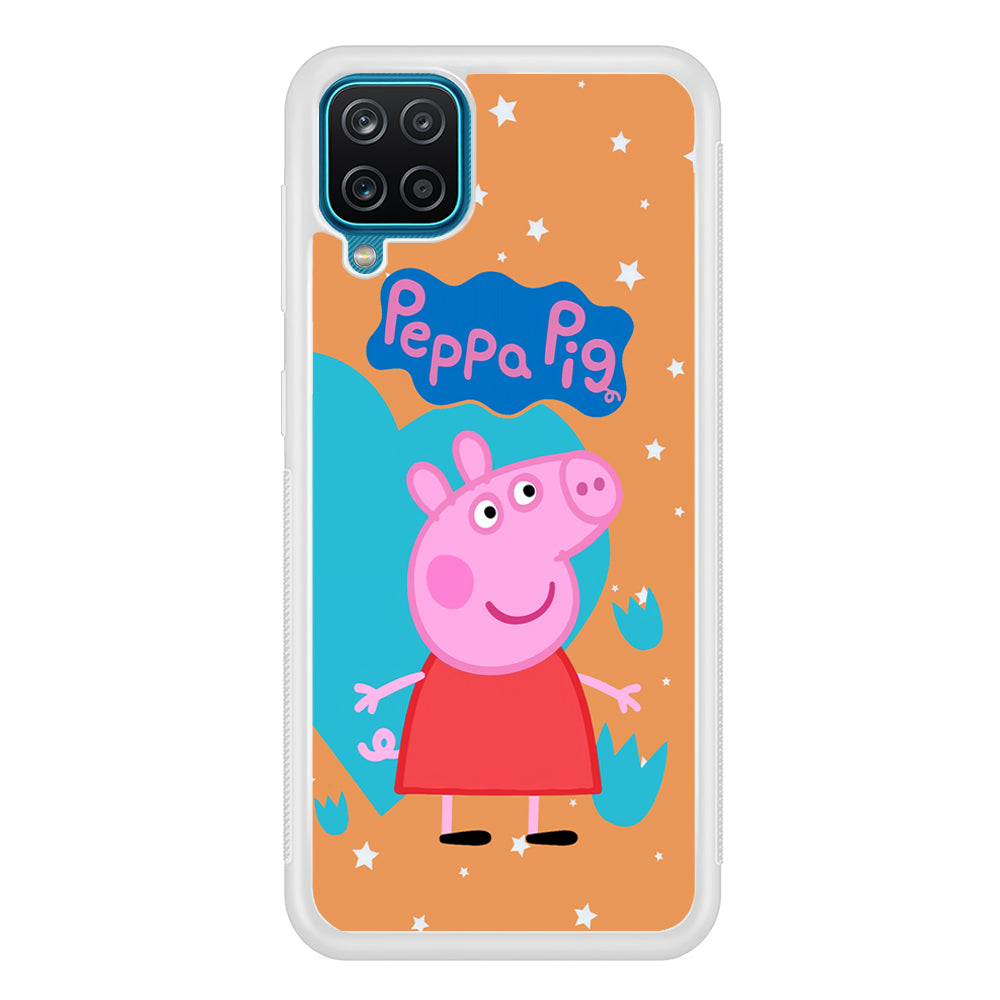 Peppa Pig Girl Convidence Samsung Galaxy A12 Case