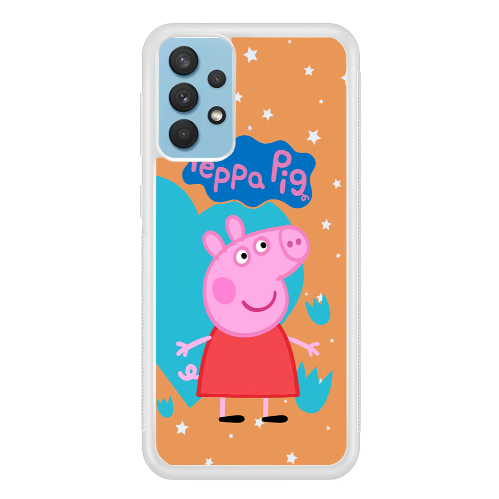 Peppa Pig Girl Convidence Samsung Galaxy A32 Case