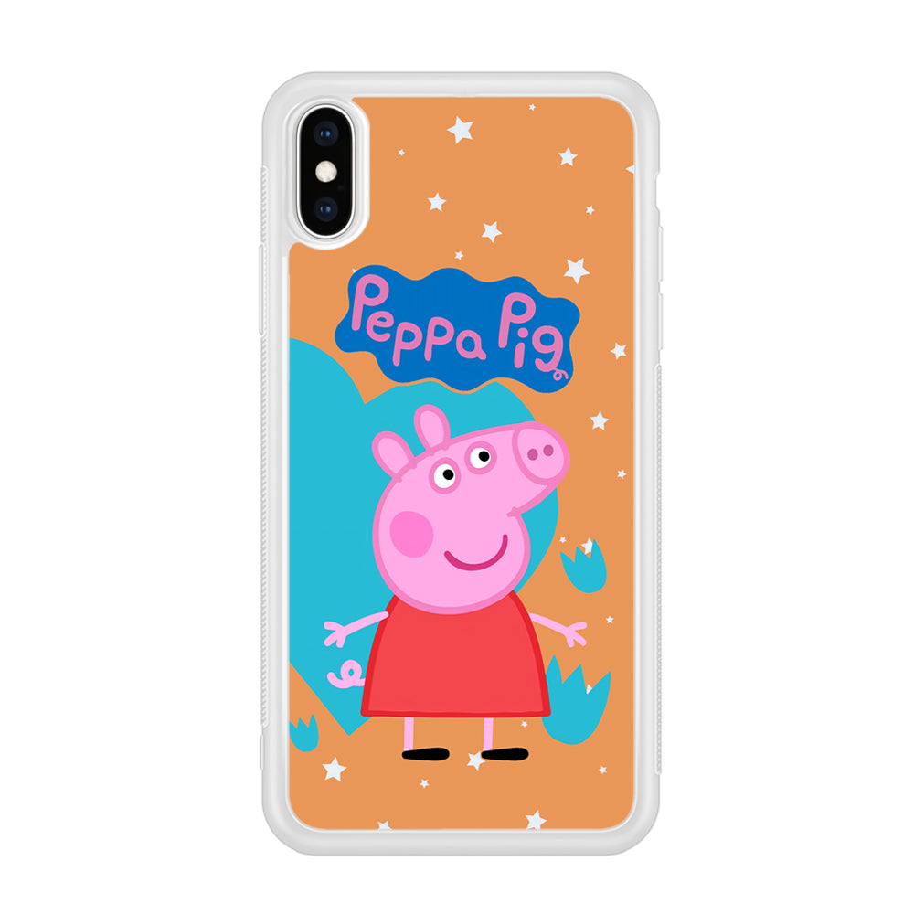 Peppa Pig Girl Convidence iPhone XS Case