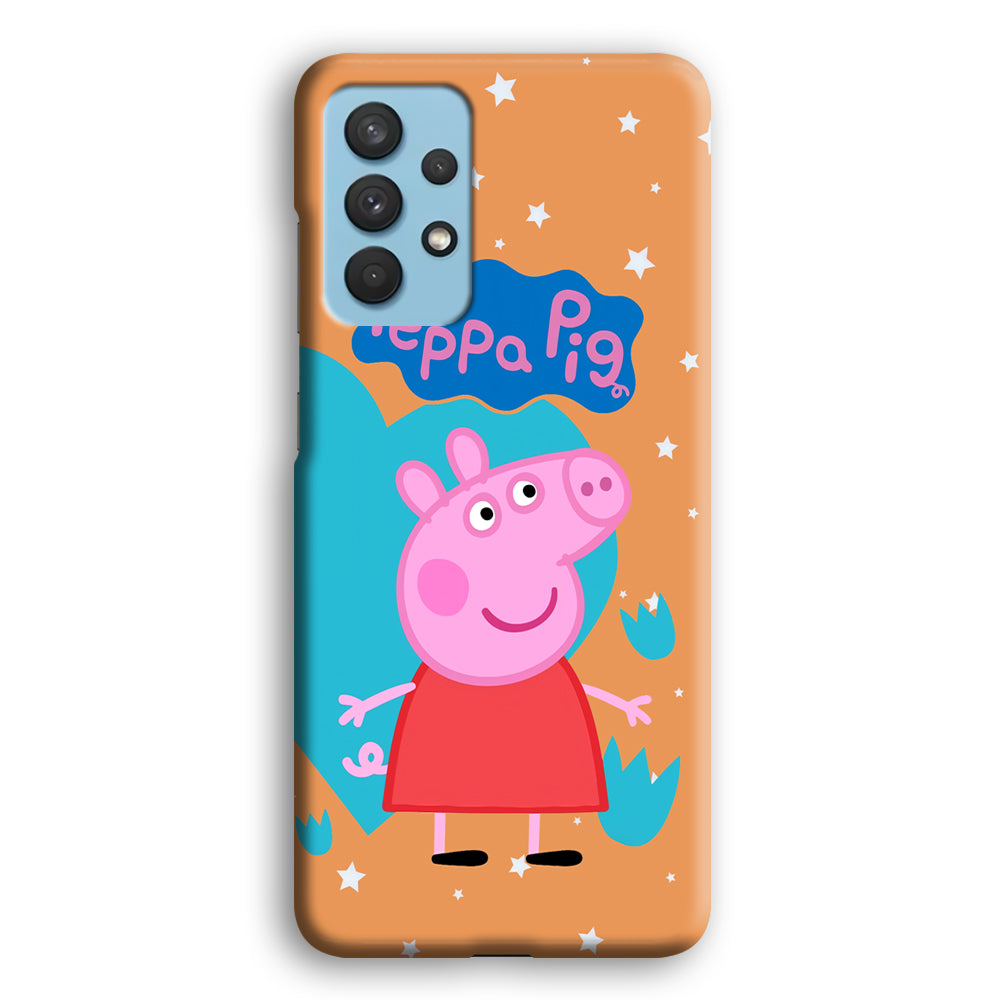 Peppa Pig Girl Convidence Samsung Galaxy A32 Case