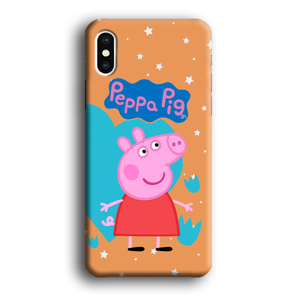 Peppa Pig Girl Convidence iPhone XS Case