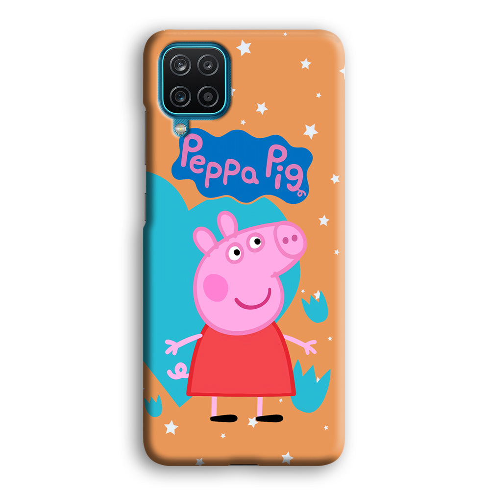 Peppa Pig Girl Convidence Samsung Galaxy A12 Case