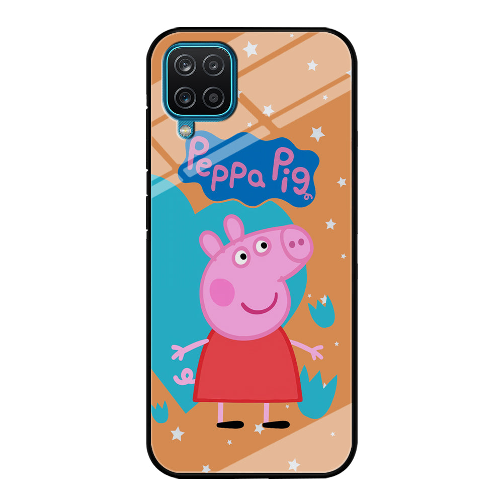 Peppa Pig Girl Convidence Samsung Galaxy A12 Case