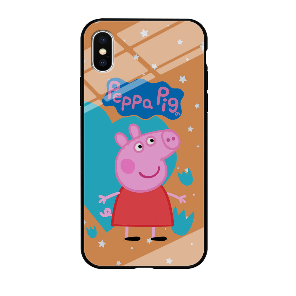 Peppa Pig Girl Convidence iPhone XS Case