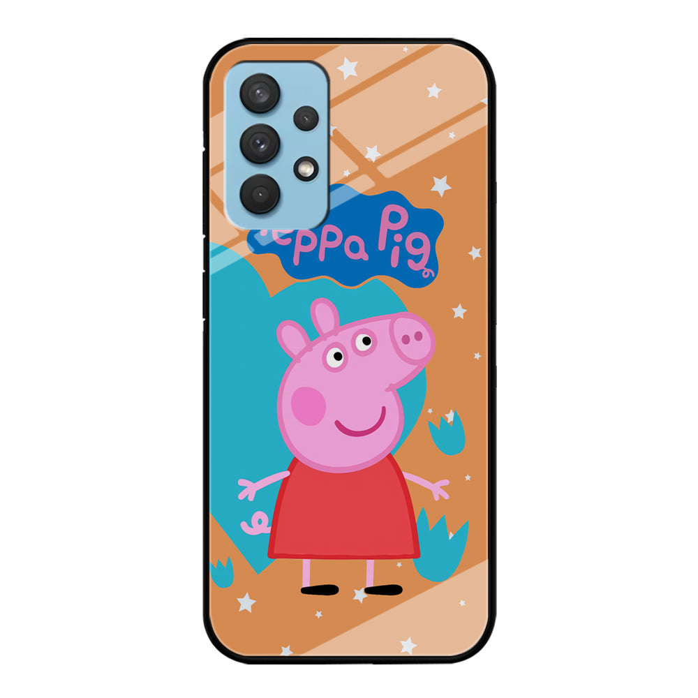 Peppa Pig Girl Convidence Samsung Galaxy A32 Case