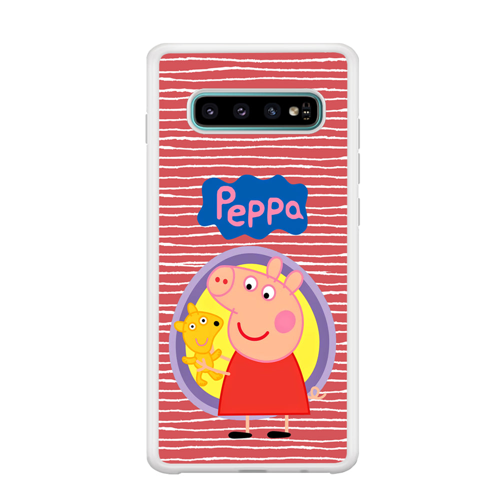 Peppa Pig The Holy Doll Samsung Galaxy S10 Case