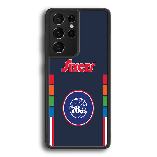 Philadelphia 76ers Deep Spirit Samsung Galaxy S21 Ultra Case - Carneyforia