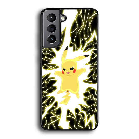 Pikachu 100 Million Volt Samsung Galaxy S21 Plus Case - Carneyforia