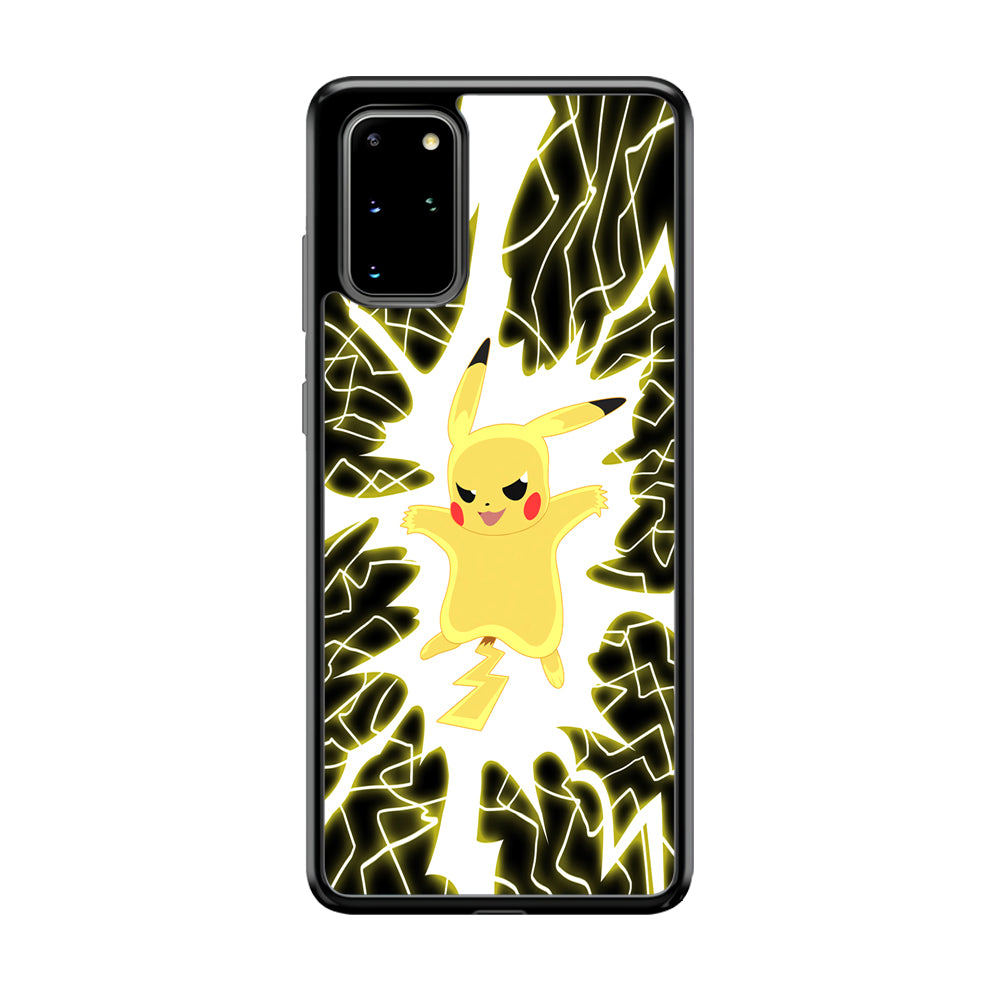 Pikachu 100 Million Volt Samsung Galaxy S20 Plus Case