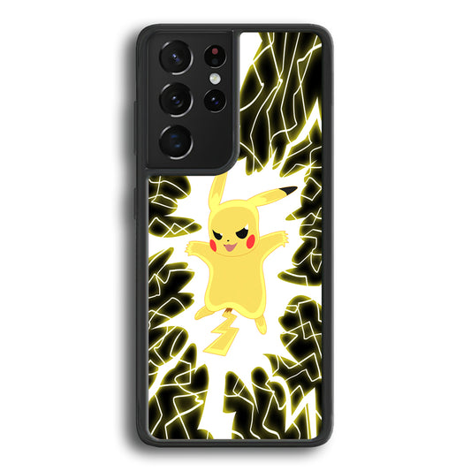 Pikachu 100 Million Volt Samsung Galaxy S21 Ultra Case - Carneyforia