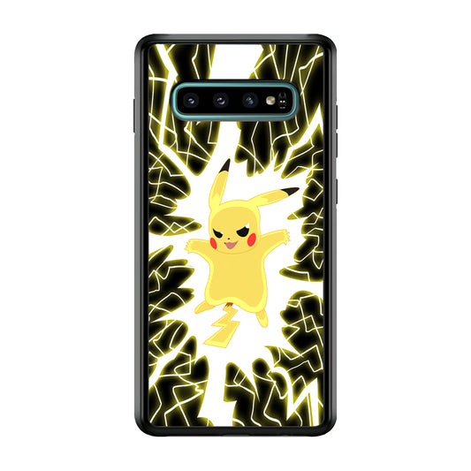 Pikachu 100 Million Volt Samsung Galaxy S10 Plus Case