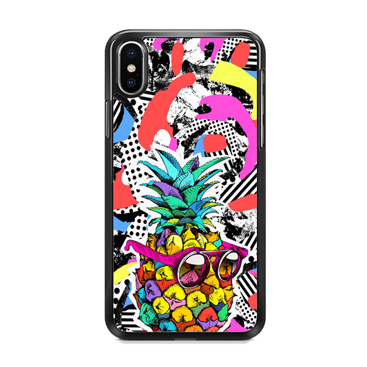 Pineapple Destroy The Rules iPhone X Case