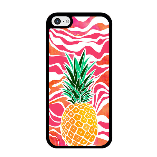 Pineapple Red Wave iPhone 5 | 5s Case - Carneyforia
