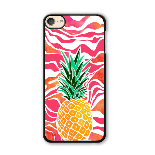 Pineapple Red Wave iPod Touch 6 Case - Carneyforia