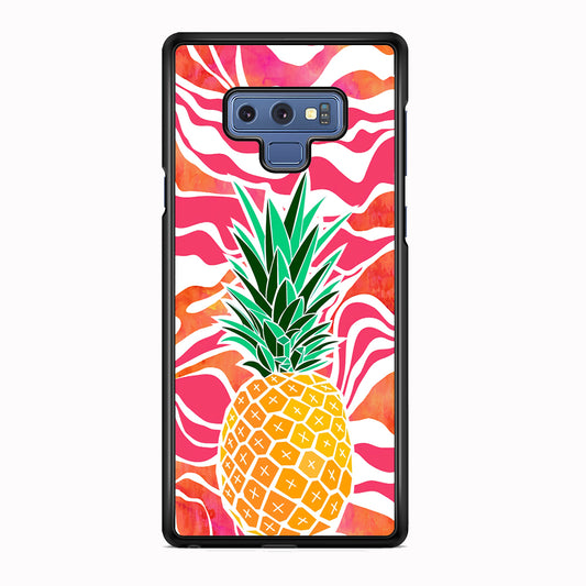 Pineapple Red Wave Samsung Galaxy Note 9 Case