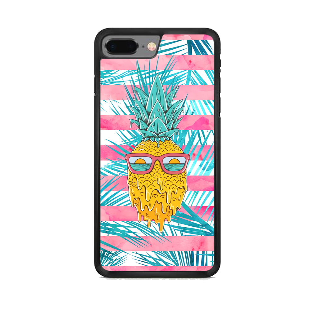 Pineapple Sunbathe and Melting iPhone 7 Plus Case