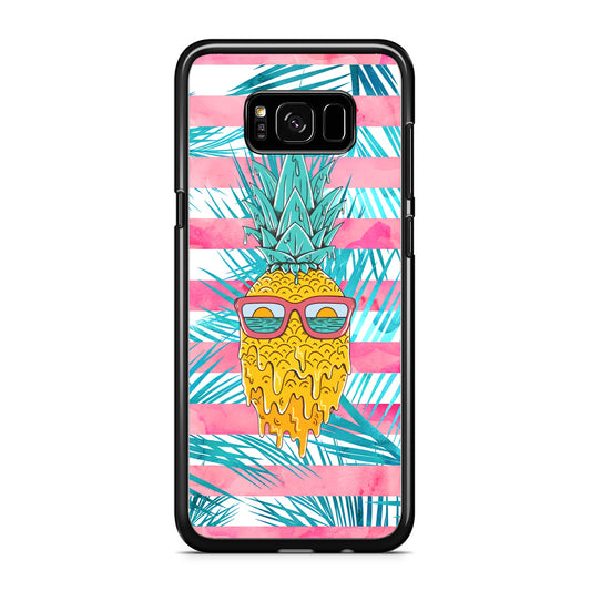 Pineapple Sunbathe and Melting Samsung Galaxy S8 Case