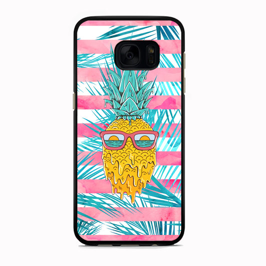 Pineapple Sunbathe and Melting Samsung Galaxy S7 Edge Case