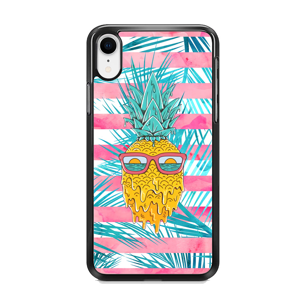 Pineapple Sunbathe and Melting iPhone XR Case