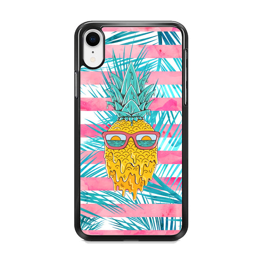 Pineapple Sunbathe and Melting iPhone XR Case