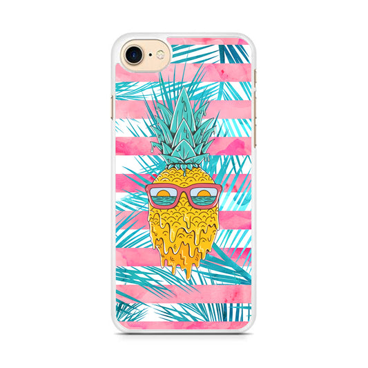 Pineapple Sunbathe and Melting iPhone 8 Case
