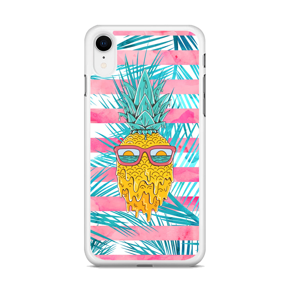 Pineapple Sunbathe and Melting iPhone XR Case