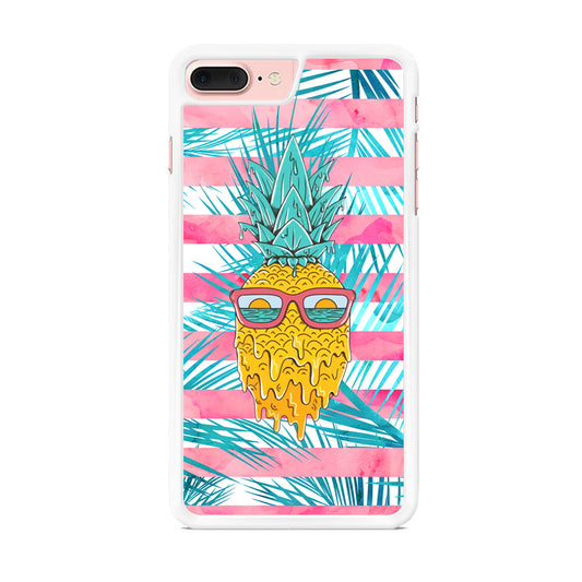 Pineapple Sunbathe and Melting iPhone 7 Plus Case