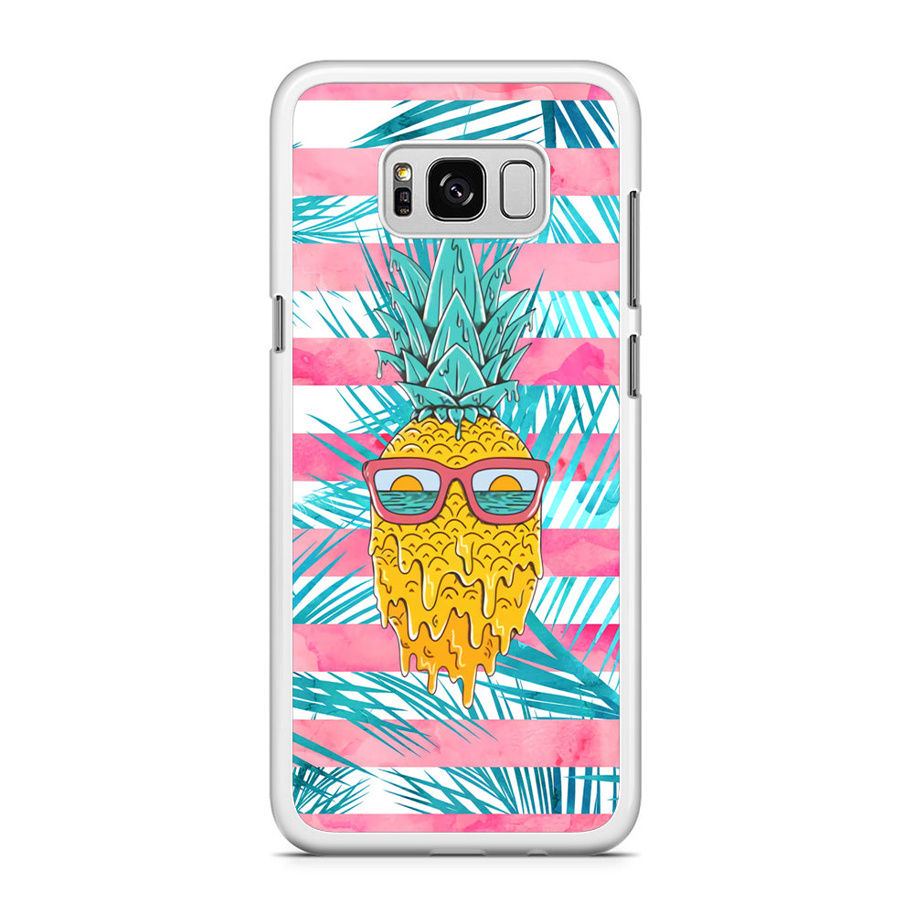 Pineapple Sunbathe and Melting Samsung Galaxy S8 Case