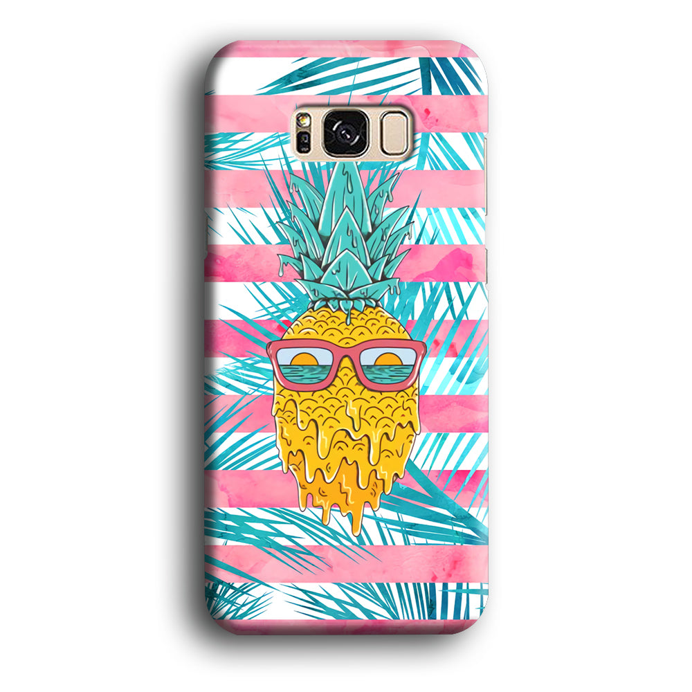 Pineapple Sunbathe and Melting Samsung Galaxy S8 Case