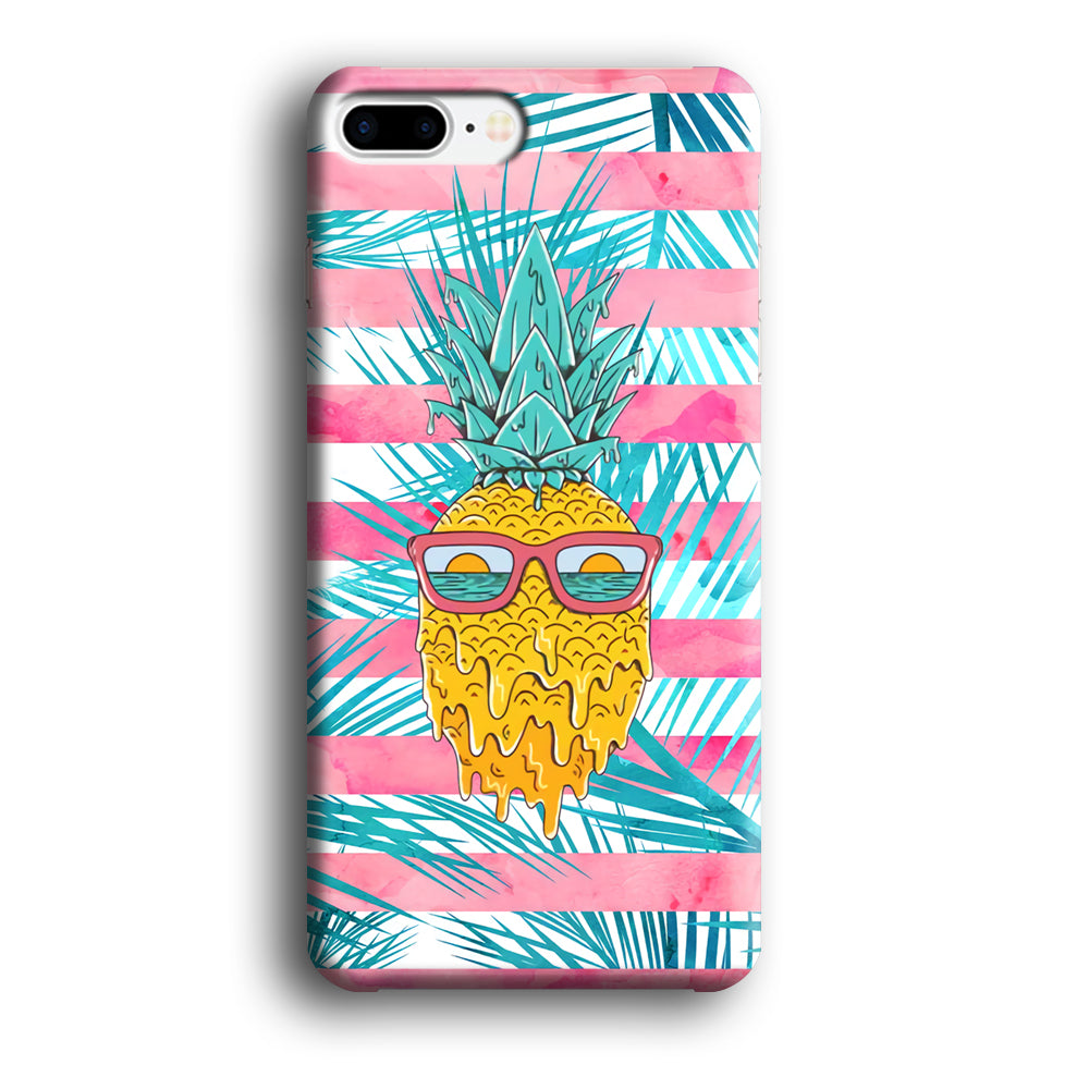 Pineapple Sunbathe and Melting iPhone 7 Plus Case