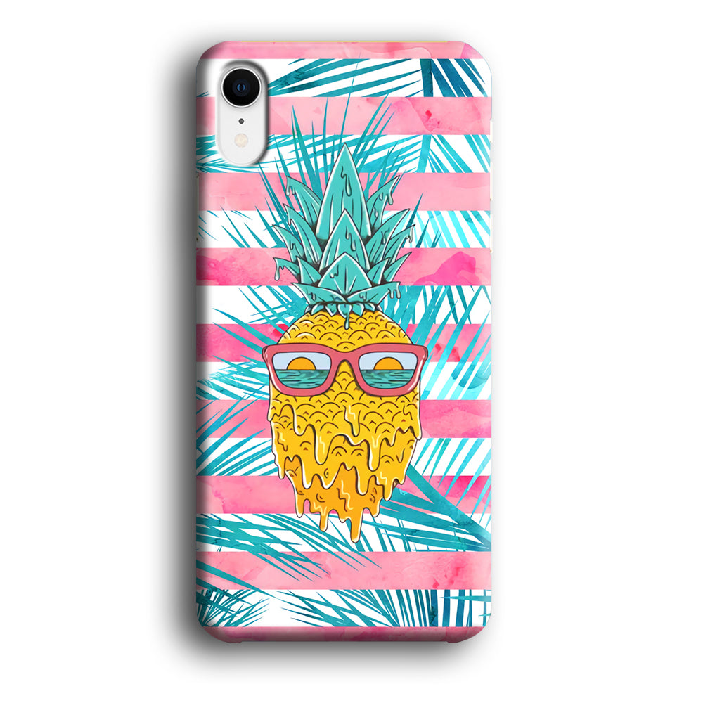 Pineapple Sunbathe and Melting iPhone XR Case