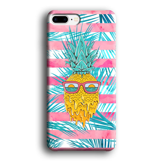 Pineapple Sunbathe and Melting iPhone 8 Plus Case
